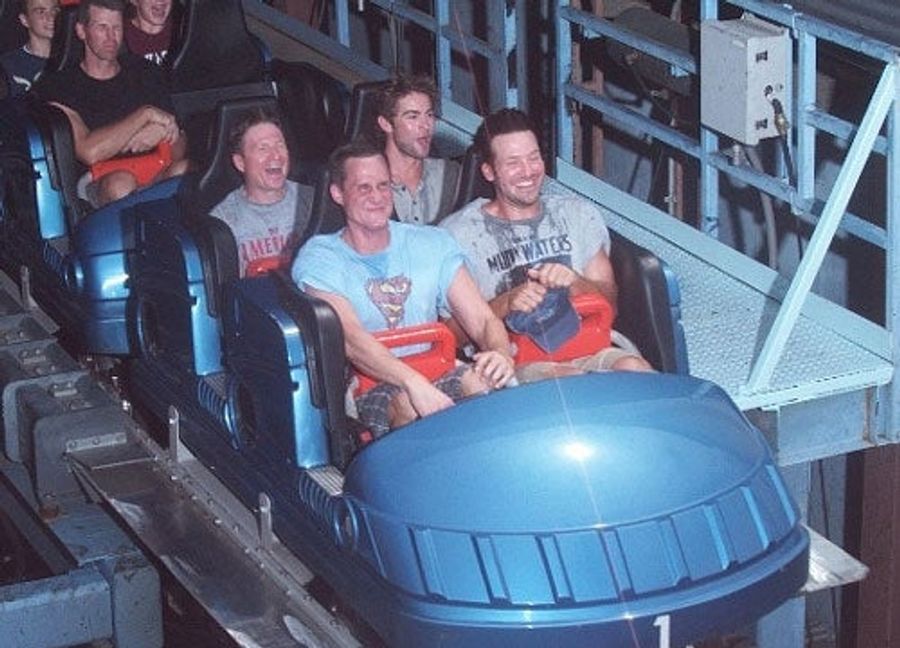 Soaking Wet Tony Romo Enjoys All Six Of The Six Flags