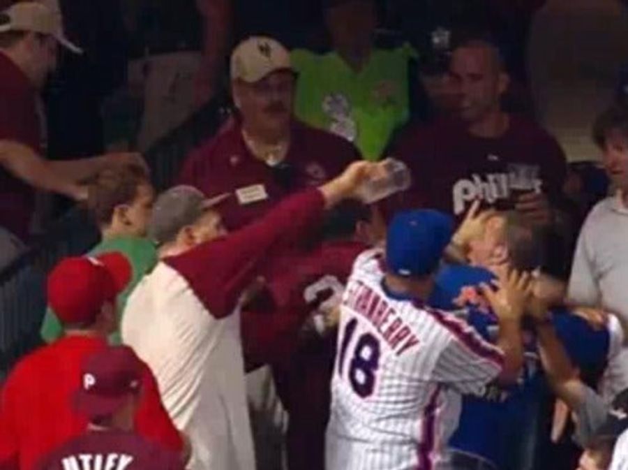 Fisticuffs In New York: Mets Fan Gets Soaked, Dropped