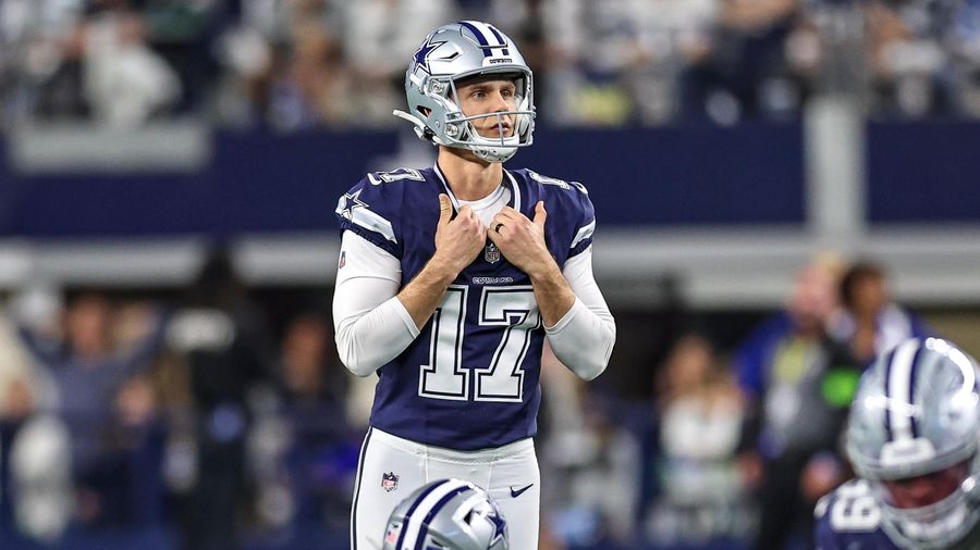 Brandon Aubrey has suddenly given the Cowboys reason to be worried