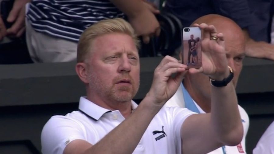 Boris Becker Has A Custom Boris Becker Phone Cover