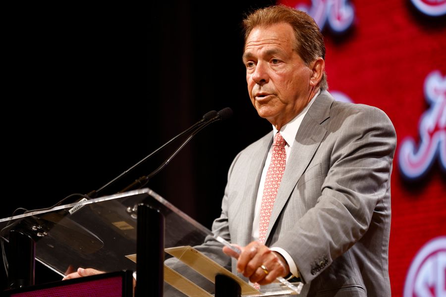 It’s fair to ask Nick Saban about Alabama’s racist politics