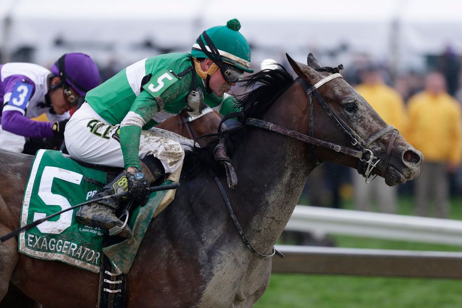 Exaggerator Rules The Slop, Takes Preakness Over Rival Nyquist