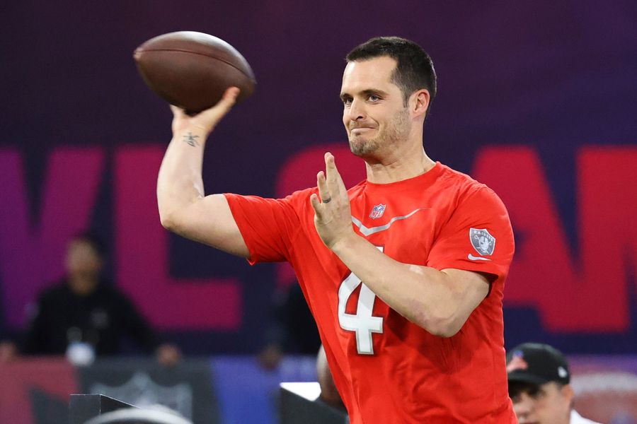 If you’re in Indianapolis for the combine and see someone who looks like Derek Carr, that’s because it’s him