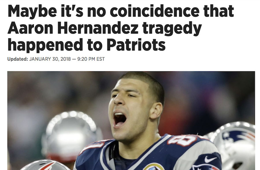 Philly Columnist Puts Out Some Incomprehensible Shit About Aaron Hernandez And The Patriots