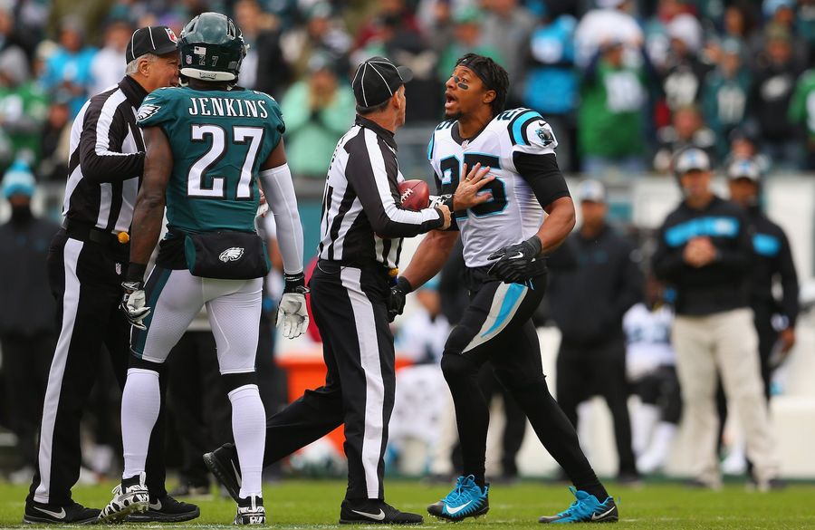 Eric Reid Tries To Settle A Score With Malcolm Jenkins In Panthers-Eagles Coin Toss, Scuffles With Zach Ertz