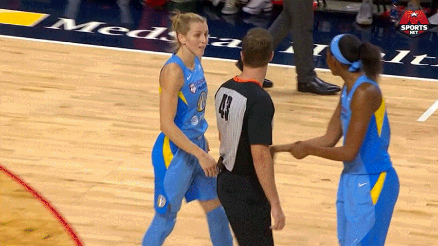 WNBA Referee Walks Into Astou Ndour’s Hand, Delivers Emphatic Ejection