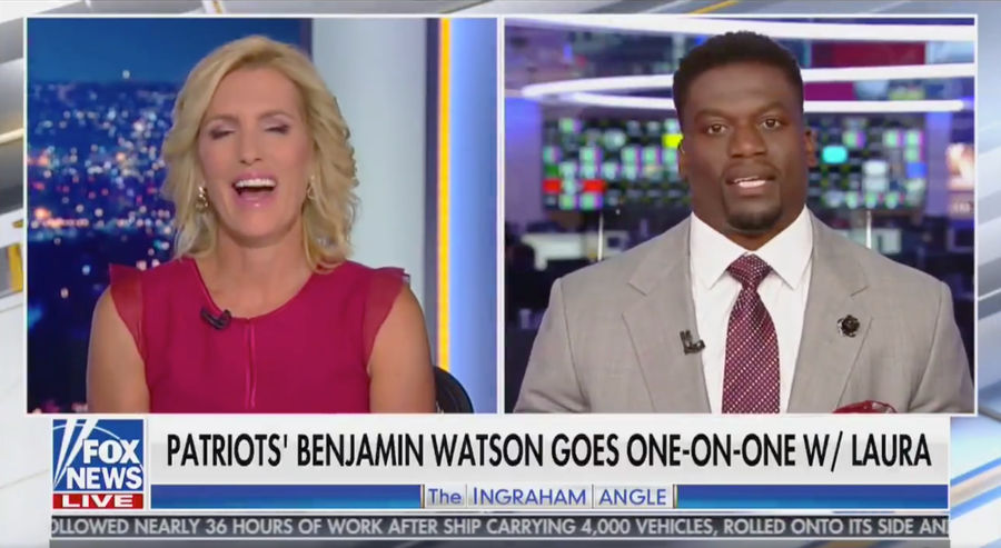 Laura Ingraham Schooled By Benjamin Watson In Deeply Satisfying Fox News Segment