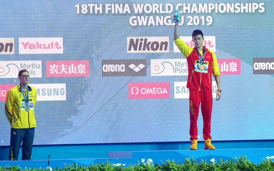 Australian Swimmer Refuses To Share Podium With Chinese Rival Over Strange Doping Allegations