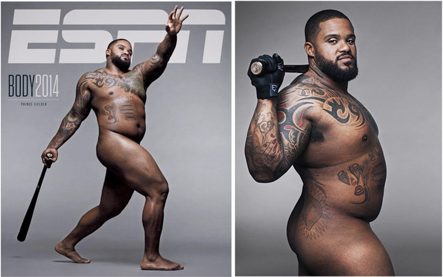 Prince Fielder&#39;s Naked <em>ESPN</em> Cover Is Sexy As Hell