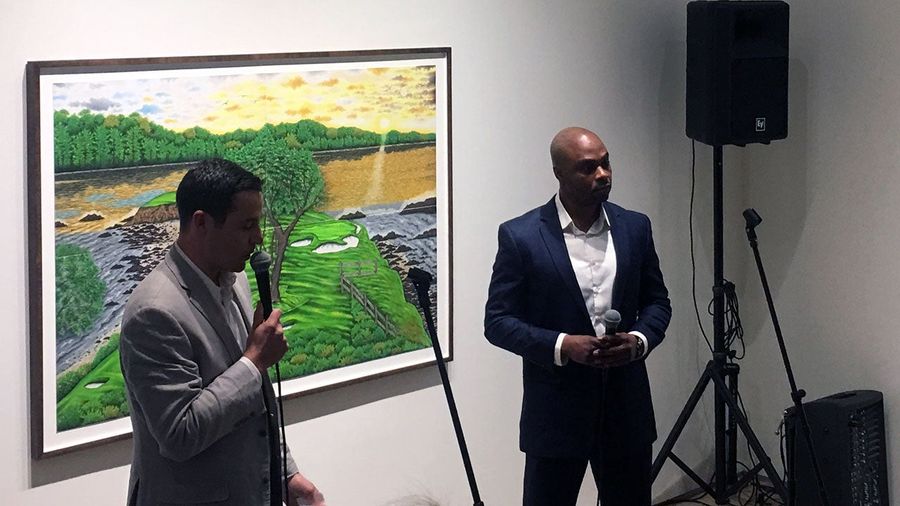 The Innocent Man Freed From Prison Because Of His Golf Artwork Is Making A Career Out Of It