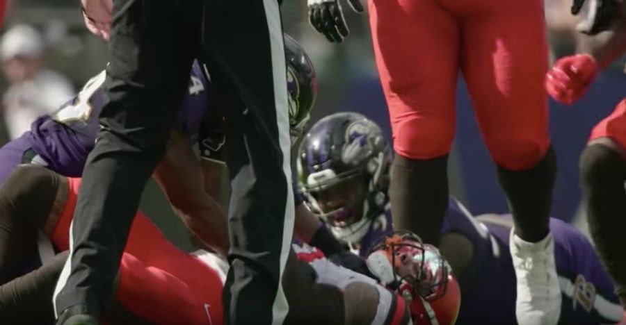 Ravens Try To Clear Marlon Humphrey By Releasing Video Of Him Pushing Fist Into Odell Beckham Jr.&#39;s Neck