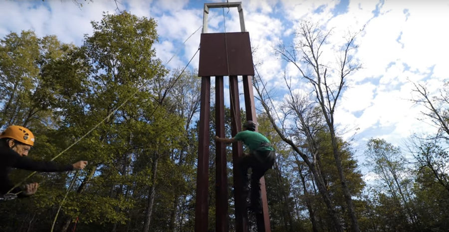 A Brief Interview With A Novice Climber Who Comfortably Scaled A Replica Of Trump&#39;s Border Wall