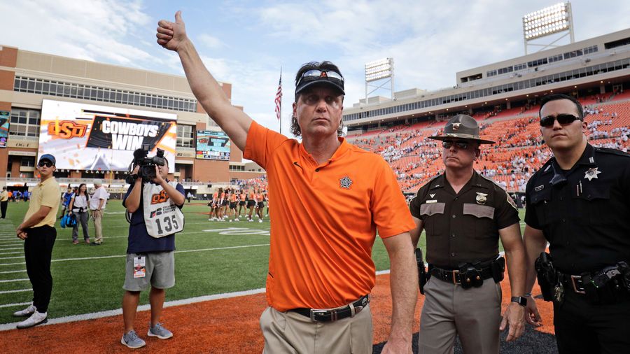 Mike Gundy&#39;s Weekly Phone Call With The Press Got Hacked And The Audio Is Wonderful