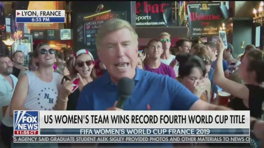 Live Fox News Report About World Cup Win Interrupted By “Fuck Trump” Chant