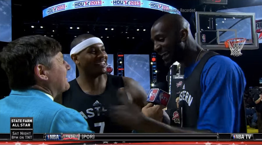 Kevin Garnett Playfully Roasting Craig Sager&#39;s Suits Will Never Not Be The Best