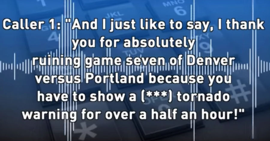 Local Weatherman Is Fed Up With NBA Fans Complaining About A Tornado Warning Interrupting Game 7