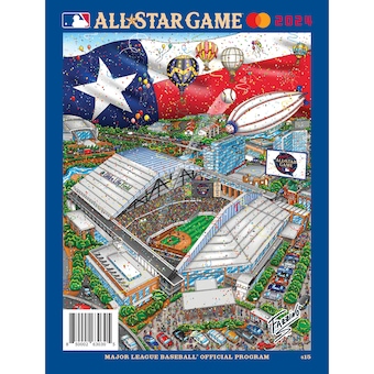 2024 MLB All-Star Game Specialty Program with Artwork by Charles Fazzino