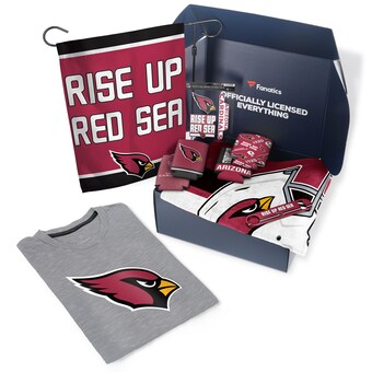 Arizona Cardinals Fanatics Pack Tailgate Game Day Essentials T-Shirt Gift Box - $107+ Value