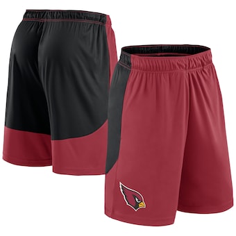 Men's Arizona Cardinals Fanatics Cardinal/Black Go Hard Shorts