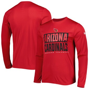 Men's Arizona Cardinals New Era Cardinal Combine Authentic Offsides Long Sleeve T-Shirt