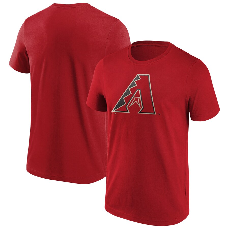 Arizona Diamondbacks Iconic Primary Colour Logo Graphic T-Shirt - Mens