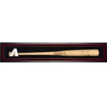 Arizona Diamondbacks Logo Mahogany Framed Single Bat Display Case