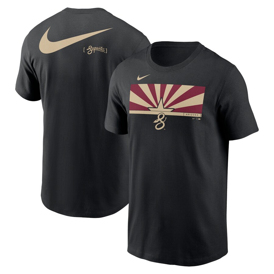 Arizona Diamondbacks Nike 2 Hit Speed City Connect T-Shirt – Herren