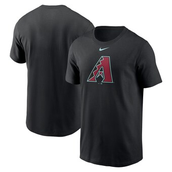 Men's Arizona Diamondbacks  Nike Black Large Logo T-Shirt