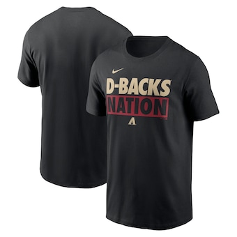 Schwarzes Nike Arizona Diamondbacks Rally Rule T-Shirt für Herren