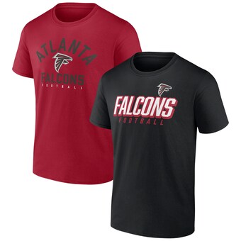 Men's Atlanta Falcons Fanatics Black/Red Player Pack T-Shirt Combo Set