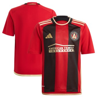 Youth Atlanta United FC adidas Black 2023 The 17s' Kit Replica Jersey