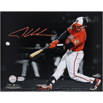 Adley Rutschman Baltimore Orioles Autographed Fanatics Authentic 11" x 14" Spotlight Photograph