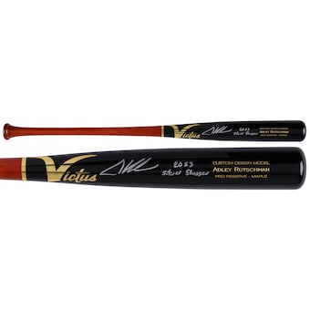 Adley Rutschman Baltimore Orioles Autographed Fanatics Authentic Victus Game Model Bat with "2023 Silver Slugger" Inscription