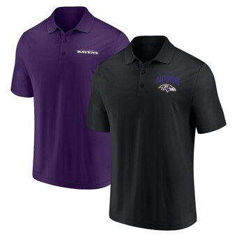 Men's Baltimore Ravens Fanatics Lockup Two-Pack Polo Set