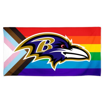 Baltimore Ravens WinCraft 30'' x 60'' Pride Spectra Beach Towel