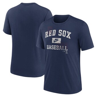 Boston Red Sox Nike Cooperstown Arch Threads Triblend Tee - Mens