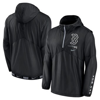 Boston Red Sox Nike Night Game Half Zip Jacket - Mens