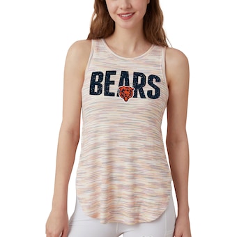 Women's Chicago Bears  Concepts Sport Sunray Multicolor Tri-Blend Tank Top