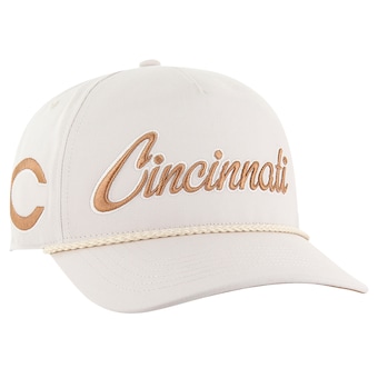 Men's Cincinnati Reds '47 Cream Neutral Overhand Hitch Adjustable Hat