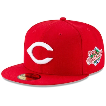 Men's Cincinnati Reds New Era Red 1990 World Series Wool 59FIFTY Fitted Hat