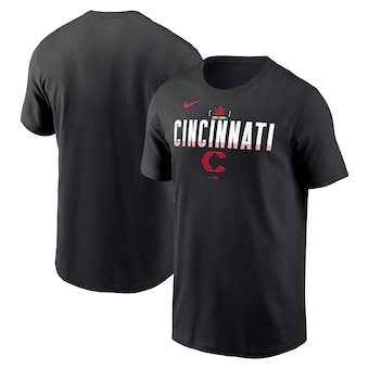 Men's Cincinnati Reds Nike Black City Connect T-Shirt