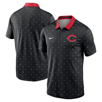 Men's Cincinnati Reds Nike Black Legacy Icon Vapor Performance Polo