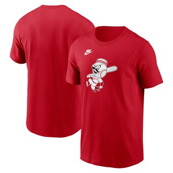 Men's Cincinnati Reds Nike Red Cooperstown Collection Team Logo T-Shirt