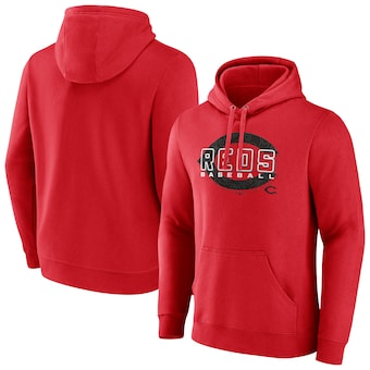 Men's Cincinnati Reds Red Stellar Pullover Hoodie