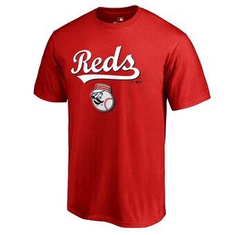 Men's Cincinnati Reds Red Team Lockup T-Shirt