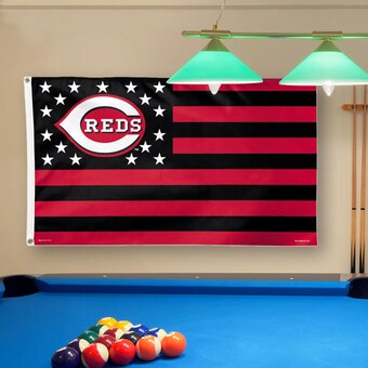 Cincinnati Reds WinCraft Deluxe Stars & Stripes 3' x 5' Flag