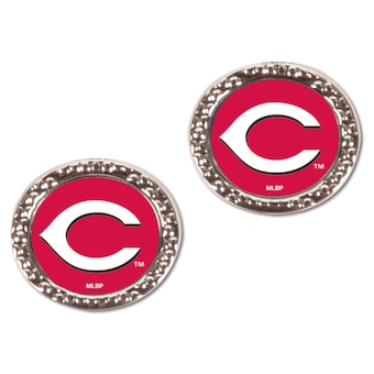 Women's Cincinnati Reds WinCraft Logo Round Post Earrings