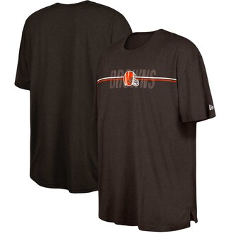 Men's New Era  Brown Cleveland Browns 2023 NFL Training Camp Big & Tall T-Shirt