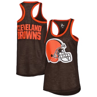 Women's G-III 4Her by Carl Banks Brown Cleveland Browns Tater Tank Top