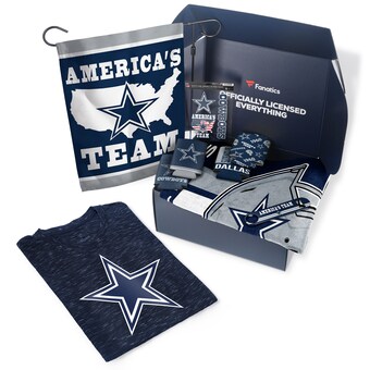 Dallas Cowboys Fanatics Pack Tailgate Game Day Essentials T-Shirt Gift Box - $107+ Value
